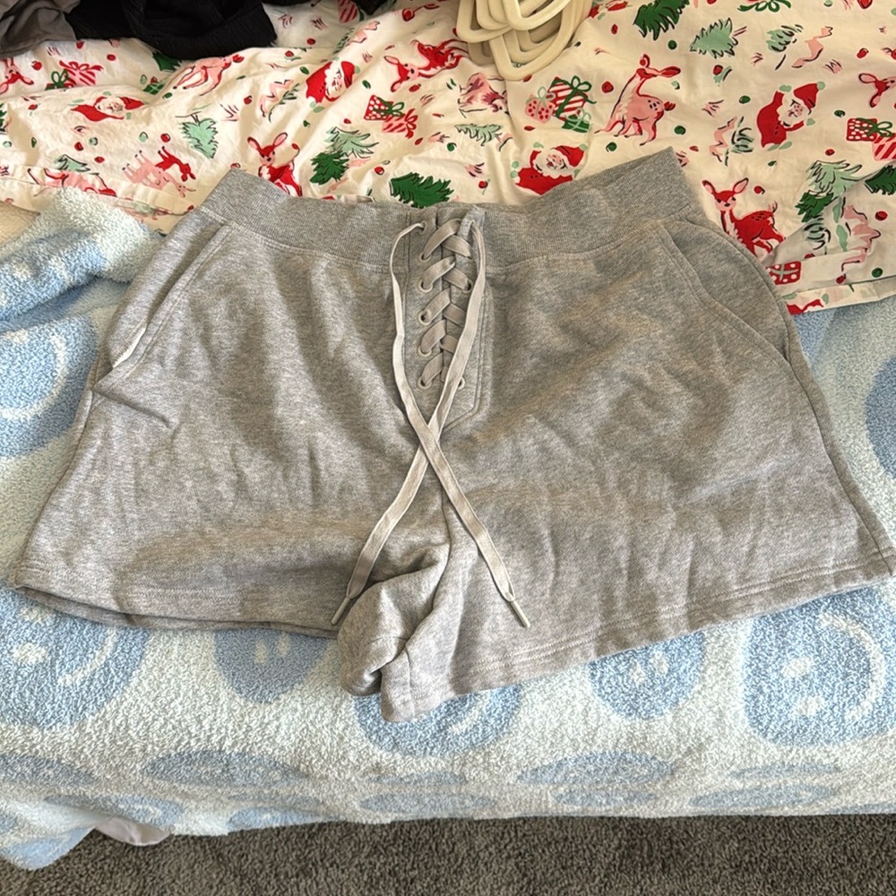 Victorias Secret Grey PJ Shorts NWT